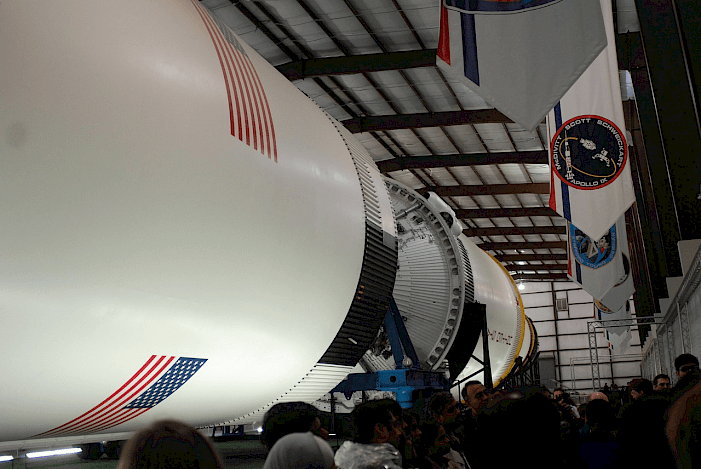 A life-sized display at Space Center Houston